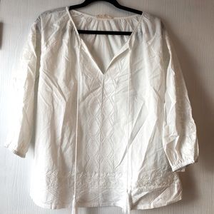 SOLD Embroidered Peasant Top